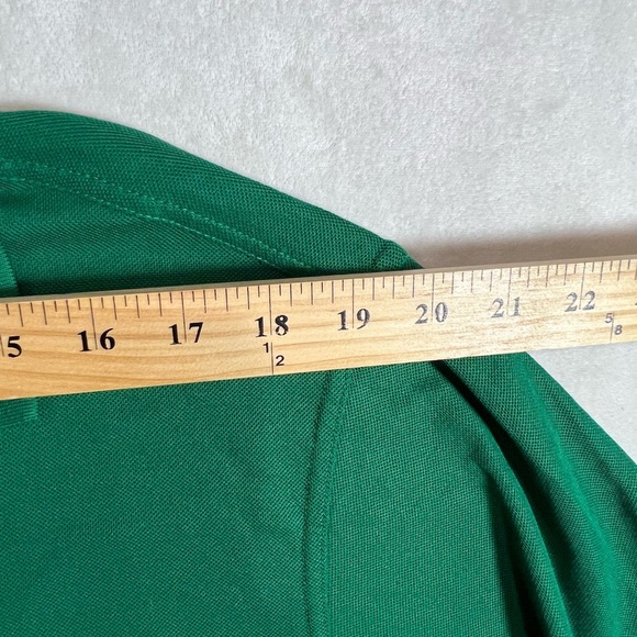 Authentic Genuine Medium Men’s Green Masters Polo Golf Shirt - Picture 7 of 9